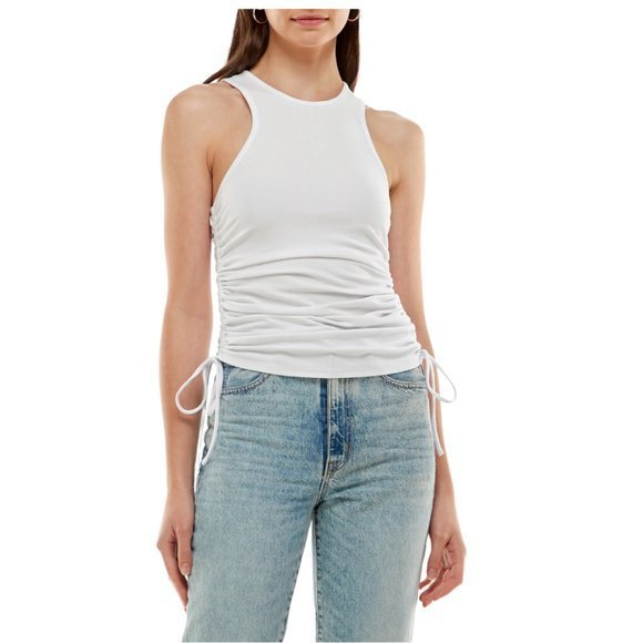 NWOT WAYF‎ Jayce Ruched Racer Tank (M) - Picture 11 of 11